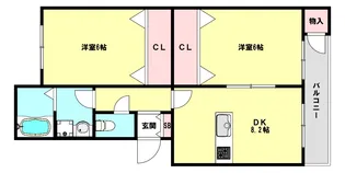 ときわ塩屋レクラン【2階】の間取り