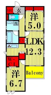 sagittaria-T【2階】の間取り