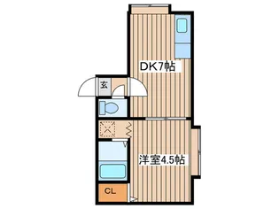 リラベル光星【2階】の間取り