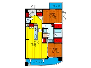 グラ-ト【3階】の間取り