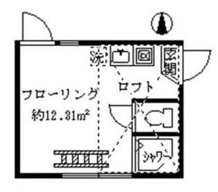 フェリスパルフェ【2階】の間取り