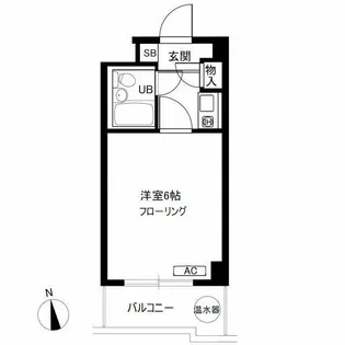 シティーイン富岡【2階】の間取り