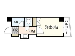 ウエストウッドII【4階】の間取り