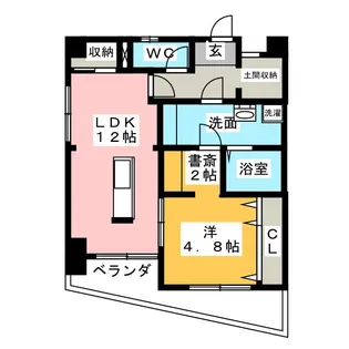 ロイヤルハウス【2階】の間取り