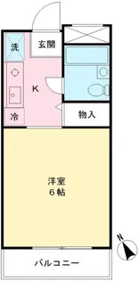 キャステール【4階】の間取り