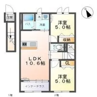 オネット【2階】の間取り