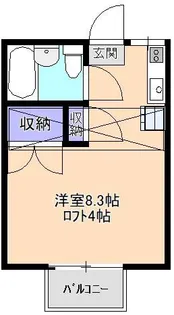 メゾン大村【2階】の間取り