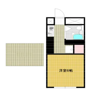 レオパレスマキ【2階】の間取り