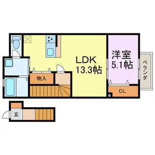 SAKYO6【2階】の間取り