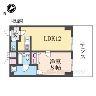 ルミエール間宮(S)【1階】の間取り
