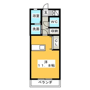 コンフォールI【2階】の間取り