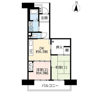 URプラザシティ新所沢けやき通り第二【9階】の間取り