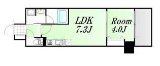 レオンコンフォート大手通【8階】の間取り