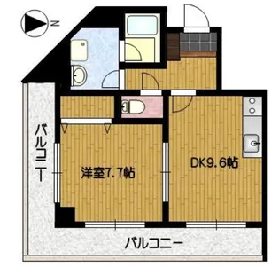 グラン・ド・ロゼ【5階】の間取り