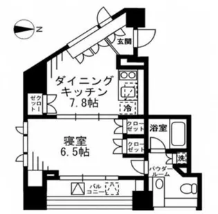 プライムアーバン四谷外苑東【12階】の間取り