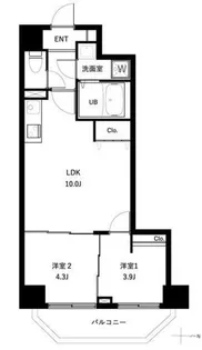 アーバンパーク入谷【9階】の間取り