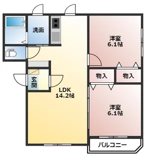 いえすI【1階】の間取り