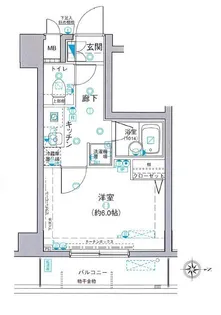 アランシア本所吾妻橋【3階】の間取り
