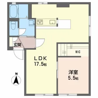 ドミール・ドゥ【1階】の間取り