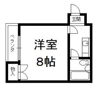 パティオフローラ【4階】の間取り