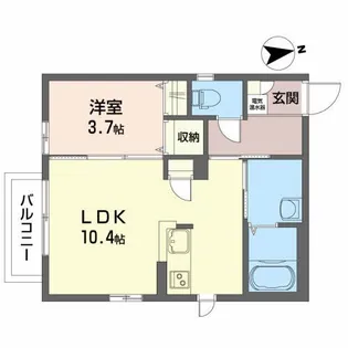 ネオラ城南【2階】の間取り