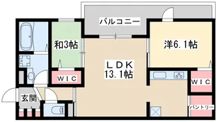 MAISON DE RICHESSE【1階】の間取り