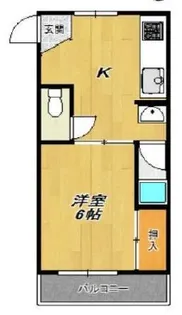 アガタマンション【4階】の間取り