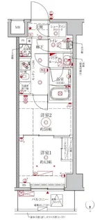 クレイシアIDZ王子フォレストヒルズ【5階】の間取り