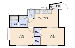 アミティりんかん【1階】の間取り