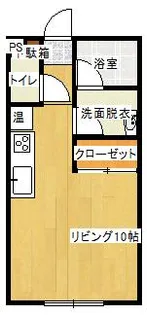 NODAハイツ1-7.N【1階】の間取り