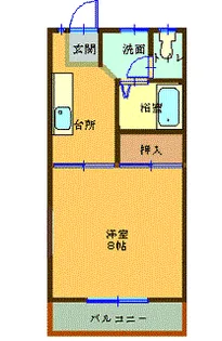 ラプラス十日町【2階】の間取り