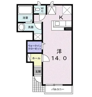 プロムナード本郷【1階】の間取り