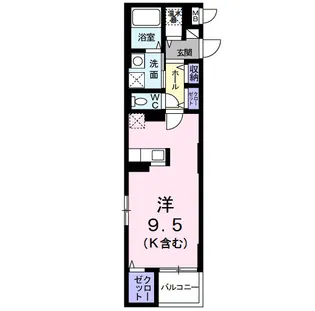 ベル フォルム ウエスト【2階】の間取り