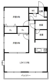アーバンコートS20【3階】の間取り