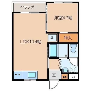 スプリング・グローブ【3階】の間取り