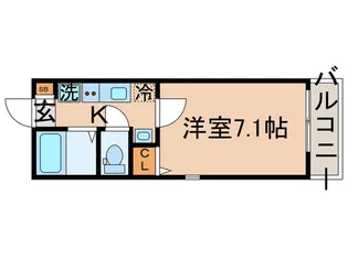 ハーモニーステージ金町【2階】の間取り