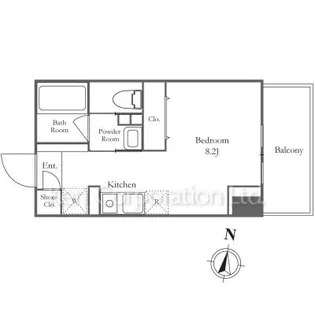 KN RESIDENCE TSURUMI【8階】の間取り