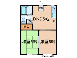 アゼリア III【2階】の間取り