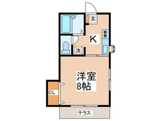 ヒルトップオカベ【1階】の間取り