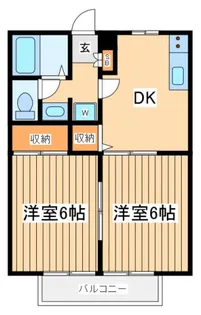 ファンタジーA棟【2階】の間取り