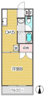 サンメゾン【1階】の間取り