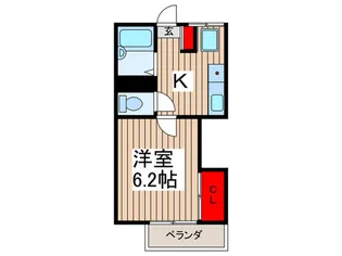 ウッデイヒルズ【2階】の間取り