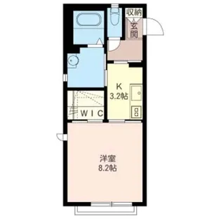 メゾンポンユー【2階】の間取り