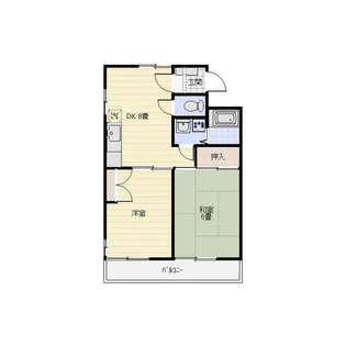 ブルースカイ本郷【4階】の間取り