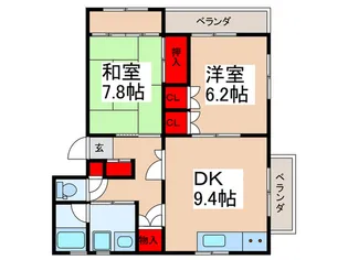 柏の葉マンション【2階】の間取り