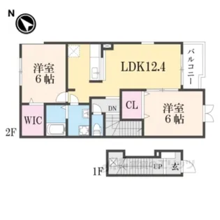 ファミリータイズ1【2階】の間取り