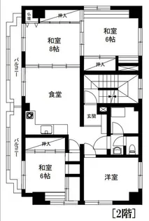 守田ビル【2階】の間取り