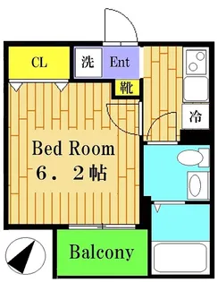 リヴテラス稲田堤【3階】の間取り