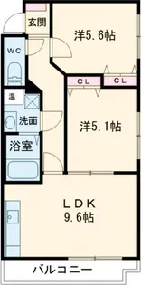 ガーデンアイリス【3階】の間取り