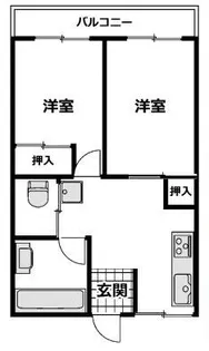 ダイアパレス鶯谷【4階】の間取り